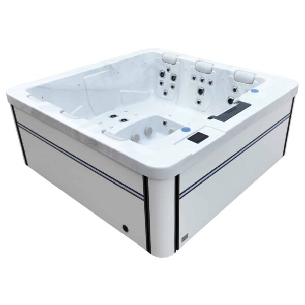 Outdoor Whirlpool für 6 Personen - Infinity White-Line 230 Straight