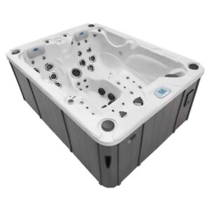 Outdoor Whirlpool 3 Personen - Infinity VOX 160 Premium seitliche Ansicht