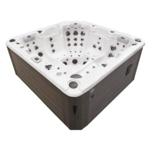 Outdoor Whirlpool 6 Personen - Infinity VOX 200 Premium - seitliche Ansicht