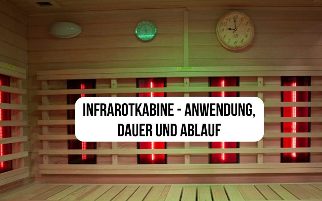 Infrarotkabine Anwendung, Ablauf und Dauer im Überblick