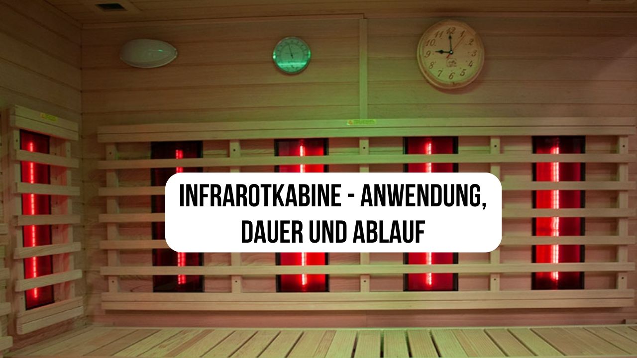 Infrarotkabine Anwendung Dauer und Ablauf im Überblick